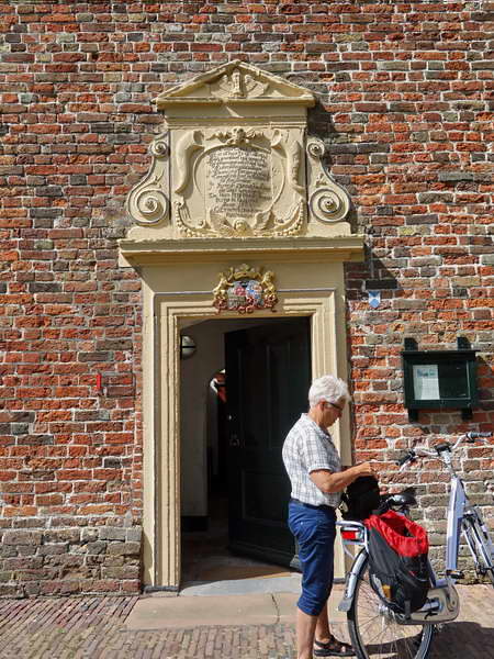 Oldehove, toegang van de Liudgerkerk, 9-7-2017