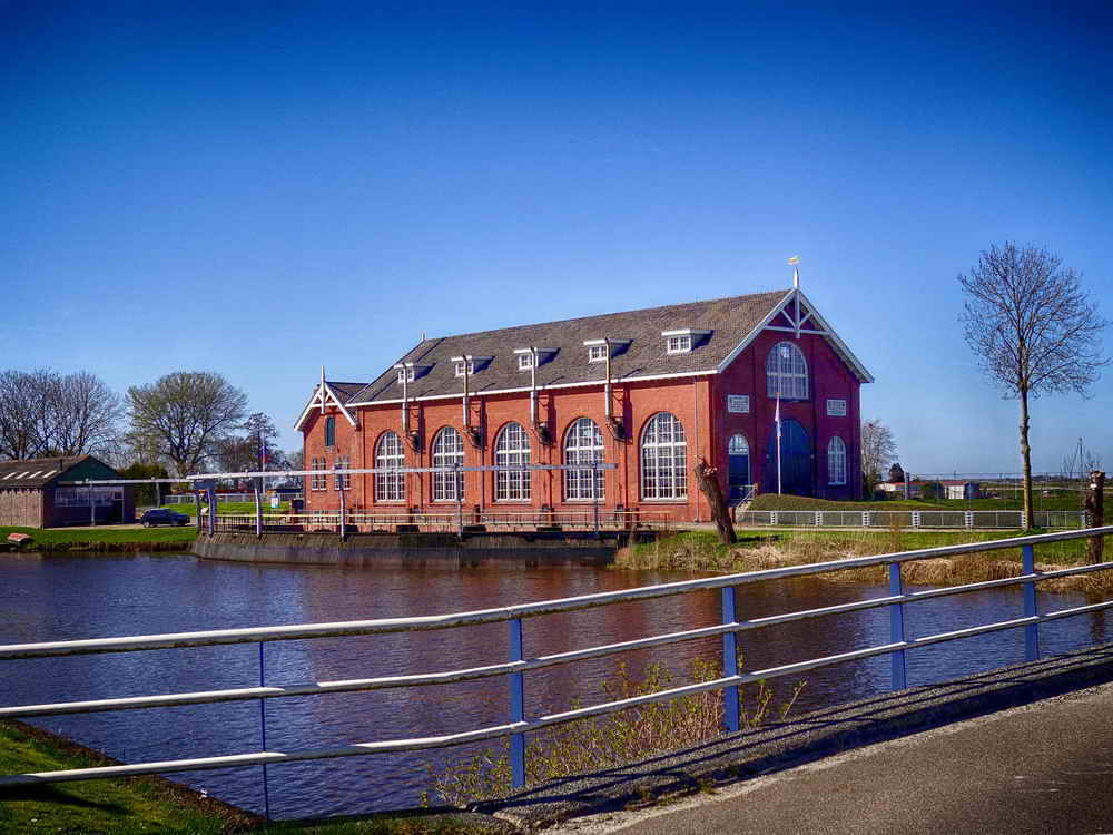 Electra, gemaal 'De Waterwolf', aan het Reitdiep, 7-4-2026